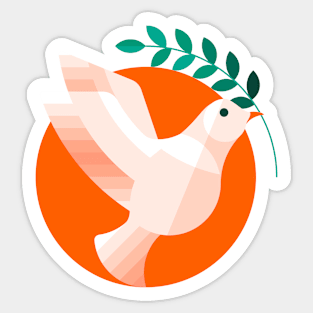 Peace Dove Sticker